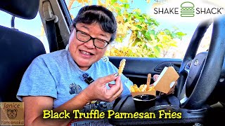 LIMITED TIME Black Truffle Parmesan Fries at Shake Shack 2024itsfallyall [upl. by Nanis]