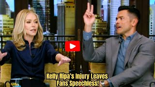 Shocking News quot‘Live’ Viewers Shocked as Mark Consuelos Calls Kelly Ripa’s Injury ‘Sexy’quot [upl. by Acsirp985]