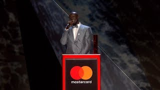 Stormzy wins British Male Solo Artist  The BRIT Awards 2018 [upl. by Milks150]