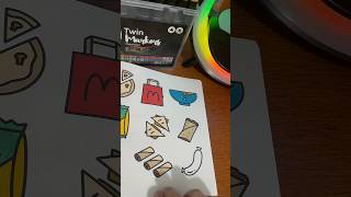 ASMR colouring with twin markers viralvideo shorts [upl. by Laughton]