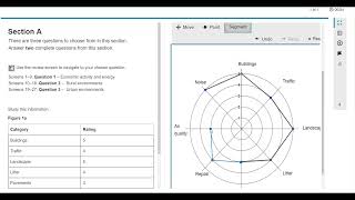 Taking an Onscreen Test  Radial Graphs [upl. by Erdda]