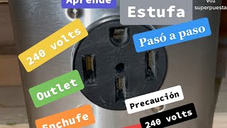 Como Conectar Un Enchufe O Tomacorriente Para Una Estufa De 240 Volts [upl. by Eecyaj]