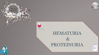 Haematuria and proteinuria Medicine L1 [upl. by Callery]