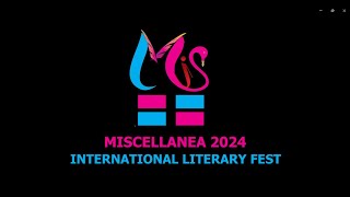 Miscellanea 2024 International Literary Fest Logo Animation For a Zestful and Exuberant Experience [upl. by Anorahs]