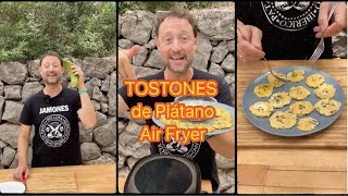 TOSTONES 😋 EN LA FREIDORA DE AIRE Air Fryer 👍🏻  GUILLE RODRIGUEZ [upl. by Grath]