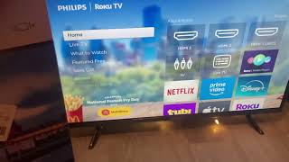 Philips Roku Tv 32” purchased from Walmart for 178 [upl. by Yerok]