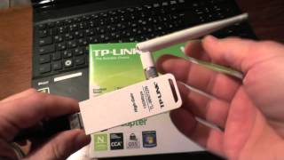 tplink TLWN722N мини обзор Оружие для хакеров WIFI [upl. by Palmer324]