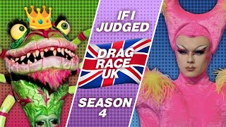 If I judged Rupauls Drag Race UK Season 4 [upl. by Najib]