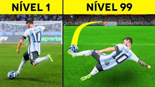 Gols IMPOSSÍVEIS do Messi Nível 1 ao Nível 100 [upl. by Ardehs]