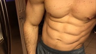 Kinobody Intermittent Fasting Results Flexing 16quot ARMS 10 [upl. by Noeruat]