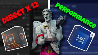 Performance vs DX12 Fortnite AMD 2024 [upl. by Turner]