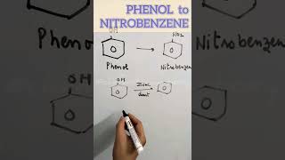 PHENOL to NITROBENZENE conversion organicchemistry short [upl. by Wiskind]