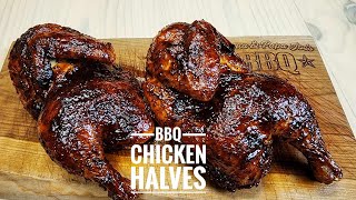 BBQ Chicken Halves Recipe [upl. by Guillermo]