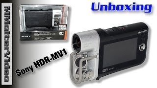 Sony HDRMV1 Unboxing amp erster Test [upl. by Dewar]