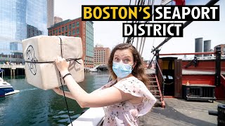 Best of Bostons Seaport  Boston Tea Party Museum Tour [upl. by Ahsercal29]