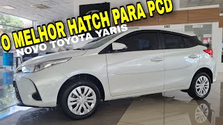 NOVO TOYOTA YARIS XL 15 AT 2024  O MELHOR HATCH PARA PCD [upl. by Lynden238]