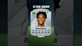 I added iShowSpeed to Real Madrid to replace Mbappe on FC 25 [upl. by Celine]