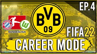 FIFA 22  Realistic Borussia Dortmund Career Mode  Episode 4  Bayern Rage NextGen [upl. by Griffin]