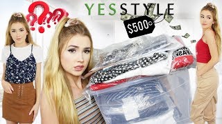 I SPENT 500 ON YESSTYLE  Is it Legit This is what I got [upl. by Delorenzo354]