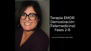 Terapia EMDR Demostración Telemedicina Fases 28 [upl. by Nahtnhoj416]