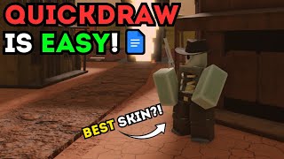 BEAT QUICKDRAW EASILY I Silly Quickdraw Strategy Player 4 POV I TDS Roblox [upl. by Ramona]