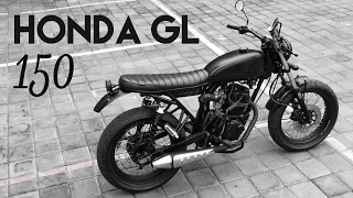 Honda GL150 Street TrackerCafe Racer [upl. by Otilia62]