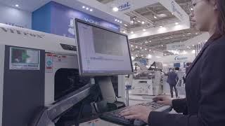 ViTrox demonstrate V510i AOI system at Productronica 2017 [upl. by Ardnaeel]