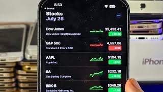 How to use the Stocks app on iPhone [upl. by Dammahom]