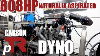 DYNO TESTING THE PERFORMANCE DESIGN CARBON pTR  808HP LINGENFELTER LS7 [upl. by Schnell]