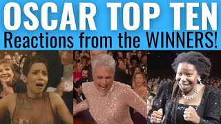 Top 10 Oscar WINNING Reactions OF ALL TIME [upl. by Crompton]