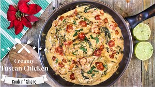 Creamy Tuscan Chicken in 30 Minutes [upl. by Emelita89]