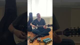 Solo guitar w delay from Avalanche Run from EarthQuakerDevices great for improv shorts guitar [upl. by Samot671]