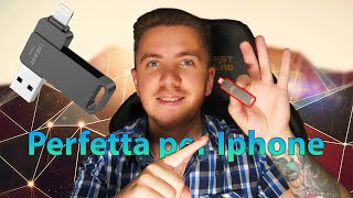 VACKIIT  LA MIGLIOR CHIAVETTA USB PER IPHONE E IPAD  APPROVATA DA APPLE [upl. by Leiuqese]