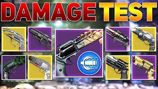 Is Lunas  Magnificent Howl the Best Hand Cannon Now Damage Test  Destiny 2 Into the Light [upl. by Nerual]