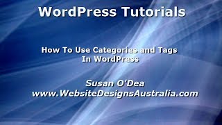 How To Use Categories and Tags In WordPress [upl. by Sadirah]