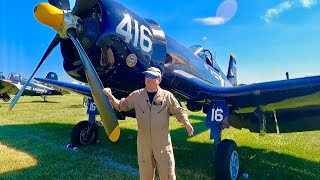 Corsair Walkaround Jim Tobul Oshkosh 2022 [upl. by Ilan]