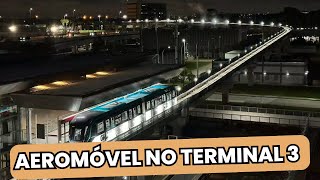 TESTES COM O AEROMÓVEL CHEGAM NO TERMINAL 3 EM GUARULHOS [upl. by Damalas]