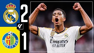 Real Madrid 21 Getafe  HIGHLIGHTS  LaLiga 202324 [upl. by Fonz]