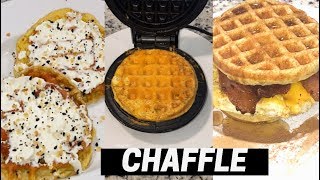 HOW TO MAKE THE PERFECT CHAFFLE  EGG WAFFLES  USING THE DASH MINI WAFFLE MAKER [upl. by Fletch]