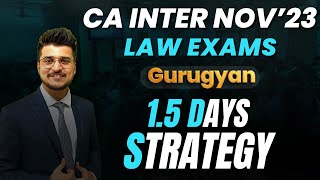 Law  15 Days Strategy  CA Amit Mahajan [upl. by Colyer41]