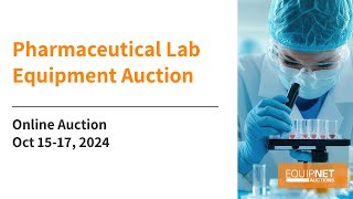 Pharmaceutical Lab Equipment Auction  TopTier Instruments for Research amp Biotech [upl. by Kiersten]