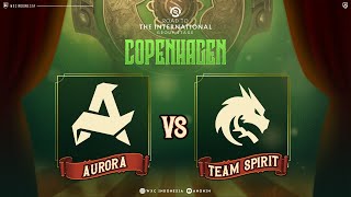 Team Spirit vs Aurora  The International 2024  Group Stage Bo2  anonimdt [upl. by Idnor169]