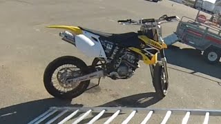 YZ250F Supermoto track day IMI [upl. by Brainard504]