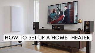 HOW TO Set Up a 51 HOME THEATER Surround Sound Speaker System [upl. by Sotsirhc]