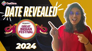 Amazon Great Indian Festival Sale 2024 Date Revealed  Amazon Upcoming sale amazongreatindiansale [upl. by Tepper]