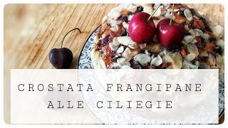 Crostata Frangipane di Knam  Ricetta in 5 minuti e pasta frolla furba Serena [upl. by Soule681]