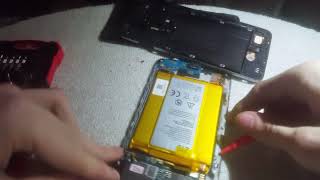 ZTE ZMax Pro Teardown battery replacement [upl. by Janerich600]