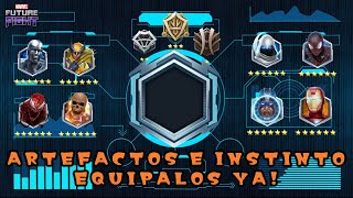 Artefactos e Instinto  ¿COMO EQUIPAR PERSONAJES 4  Marvel Future Fight [upl. by Watson]