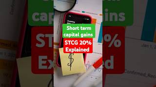 Short Term Capital Gains Tax  Income Tax STCG 20 Explained [upl. by Mcnair]