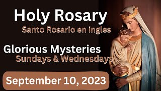 Holy Rosary in English Santo Rosario en Ingles Sundays [upl. by Mattah]